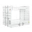 Lit superposé double en métal Rouillard par Benjamin-950585733-950585850