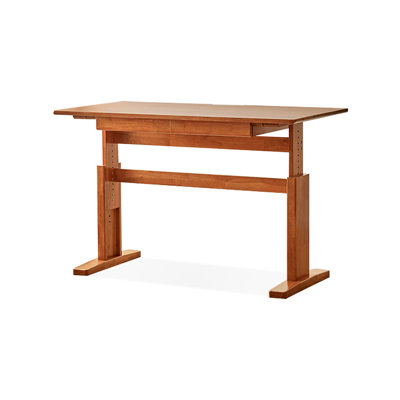Cerise Rectangular Solid Wood  desk