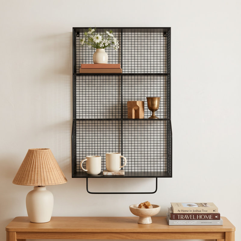 Idlewood 3 Piece Tiered Shelf with Towel Bar
