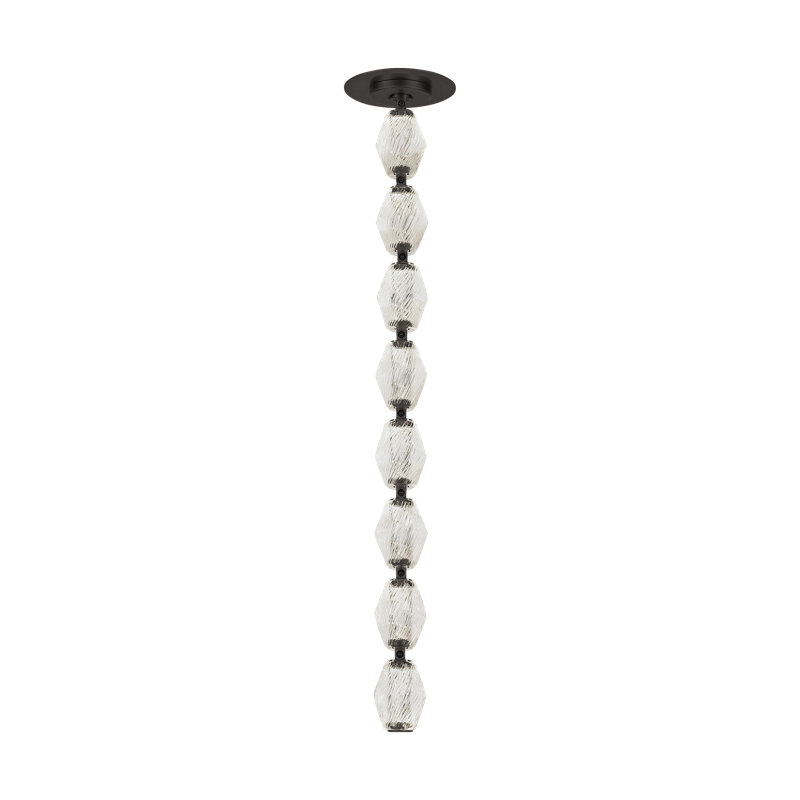 Collier 1 - Light LED Pendant, 2700, 51.6" H x 2" W x 2" D