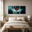 Ensemble de 3 toiles rouges-1634971351