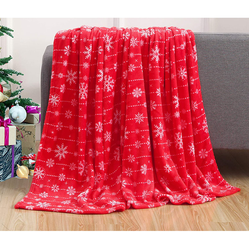 Knitted Heated Throw Blanket