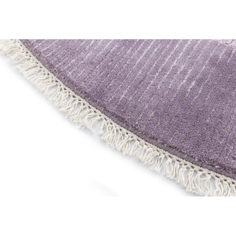 Round Munoz Violet Rug