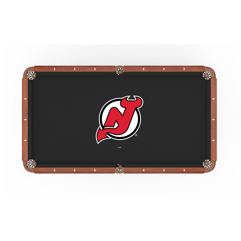 Chiffon pour table de billard NHL, 108 po, New Jersey Devils