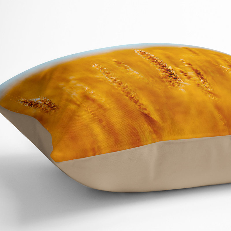 Wheatfield in Germany Painting Cushion with Filling, Stone, 55cm H x 55cm W x 20cm D