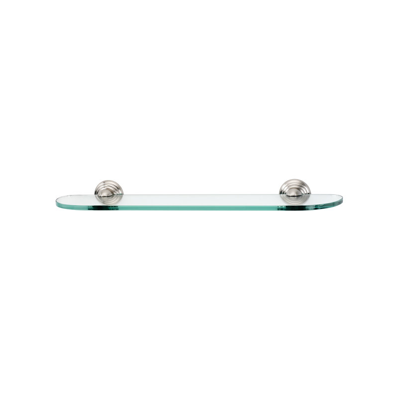 Embassy Wall Shelf, Satin Nickel