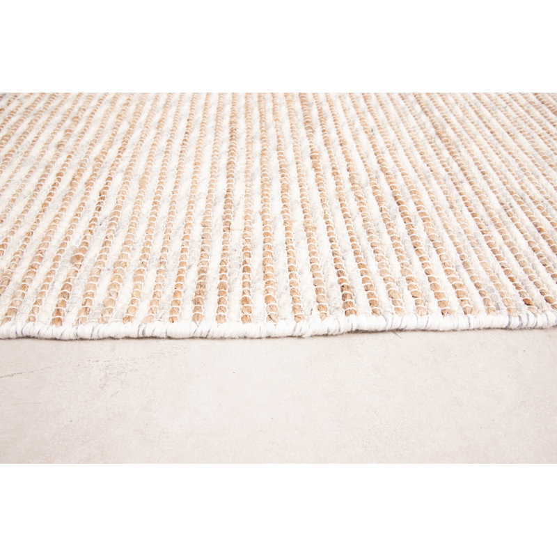 Solid Colour Hand Woven Area Rug, Rectangle 200 x 300cm