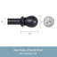 Demontreal Adjustable Double Pole