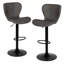 Penellope Swivel Upholstered Adjustable Height Counter Stool Set of 2-1422120238
