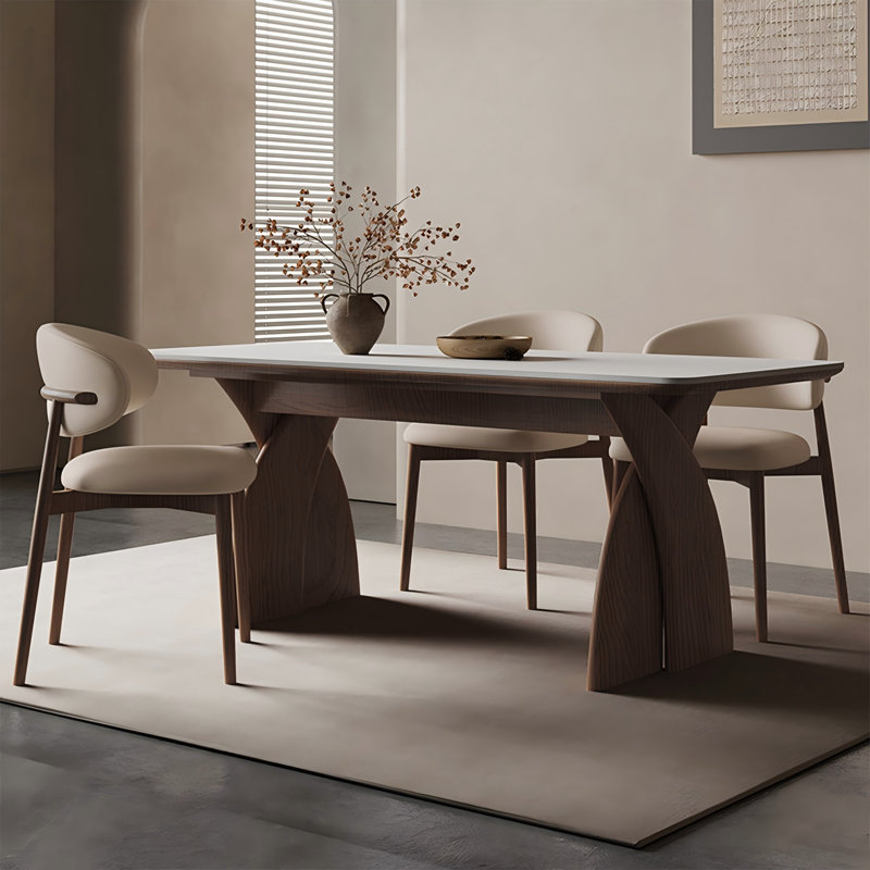  Table de salle à manger Sintered Stone, H 29,53 po x L 55,12 po x l 31,50 po