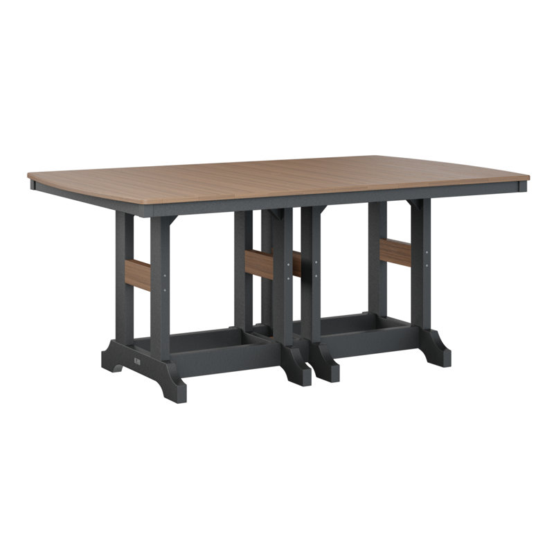 Garden Classic Outdoor Dining Table, Black, Antique Mahogany