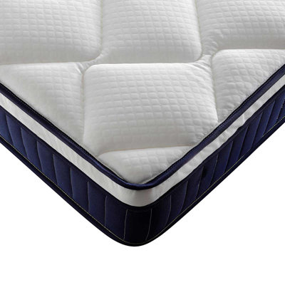 Matelas hybride moyen de 10 pouces dans une boîte avec ressorts ensachés, matelas à ressorts