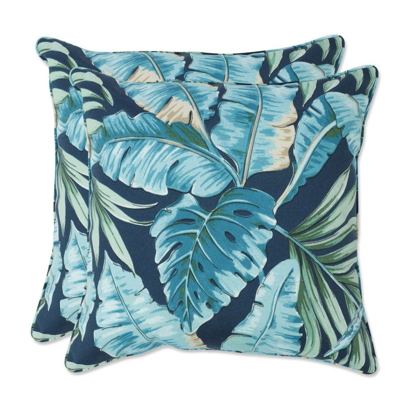 Floral Outdoor Throw Pillow