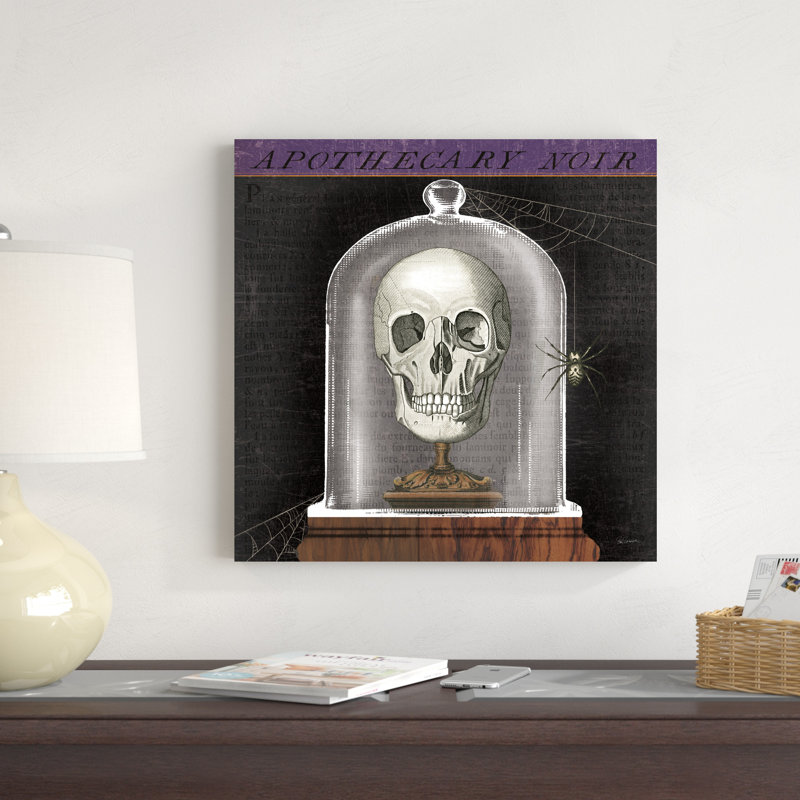 Apothicaire noir III, H 20 po x l 20 po x P 1,25 po