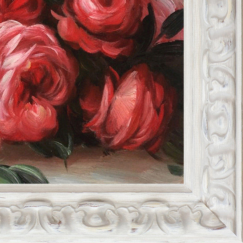 « discarded roses » par pierre-auguste renoir image, reproduction d’art sur toile, H 21 po x l 25 po x P 2 po