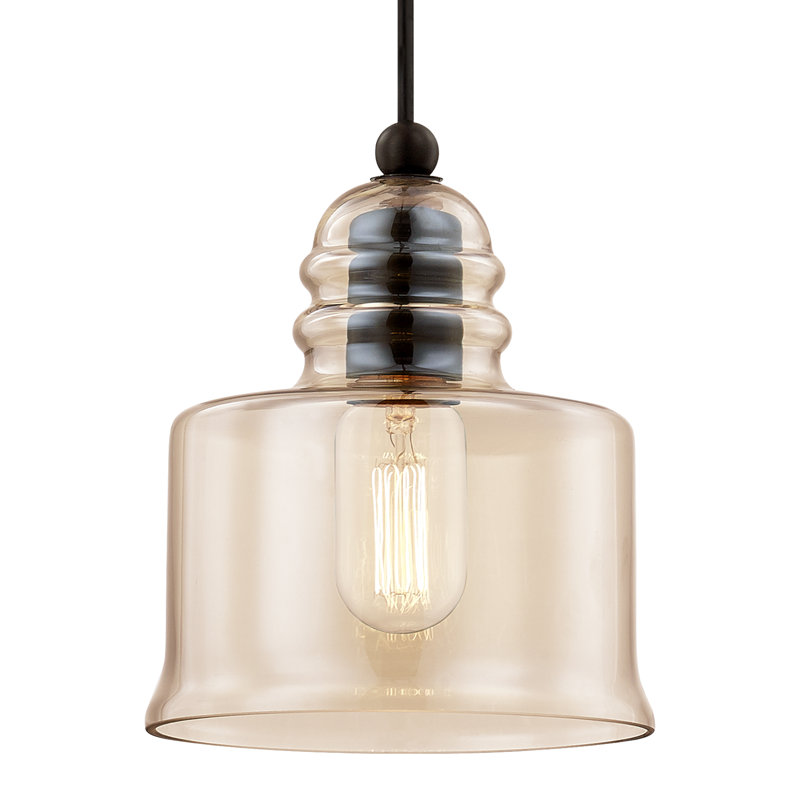 Wahl 1 - Light Pendant, English Bronze, Champagne