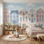 Maison de ville papier peint aquarelle architecture murale-2120459392-2120459396
