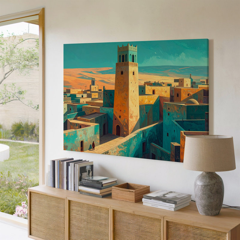 Toile, art mural Golden Desert, H 16 po x l 20 po