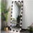 Lighted Full-Length Mirror, Three-Color Mode, Lighted Standing Makeup Mirror, for Dressing Room, Bedroom, Wall Mount, Touch Control, Black 63x24 Inches-129775467
