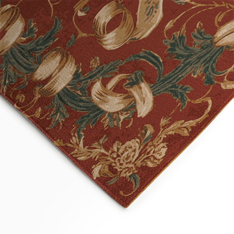 Tapis d'intérieur et d'extérieur brun français, Rectangle 9 pi x 12 pi