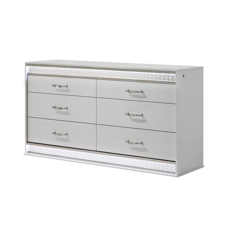 Commode 6 tiroirs Glam