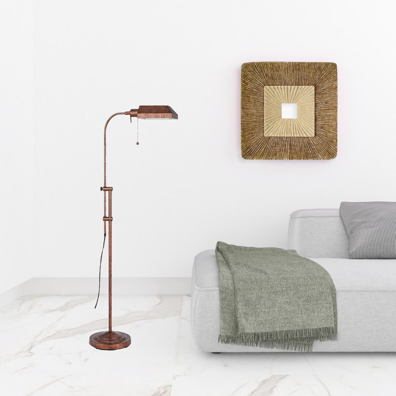 Lampe sur pied 57 po, Rouillée, Rusted