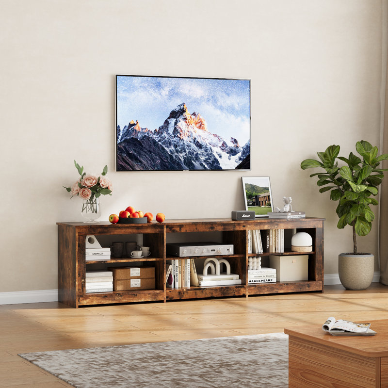 Benjie 78.7'' W Media Console with Outlets for TV up to 85"