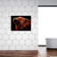 Vache - peinture sur toile tendue