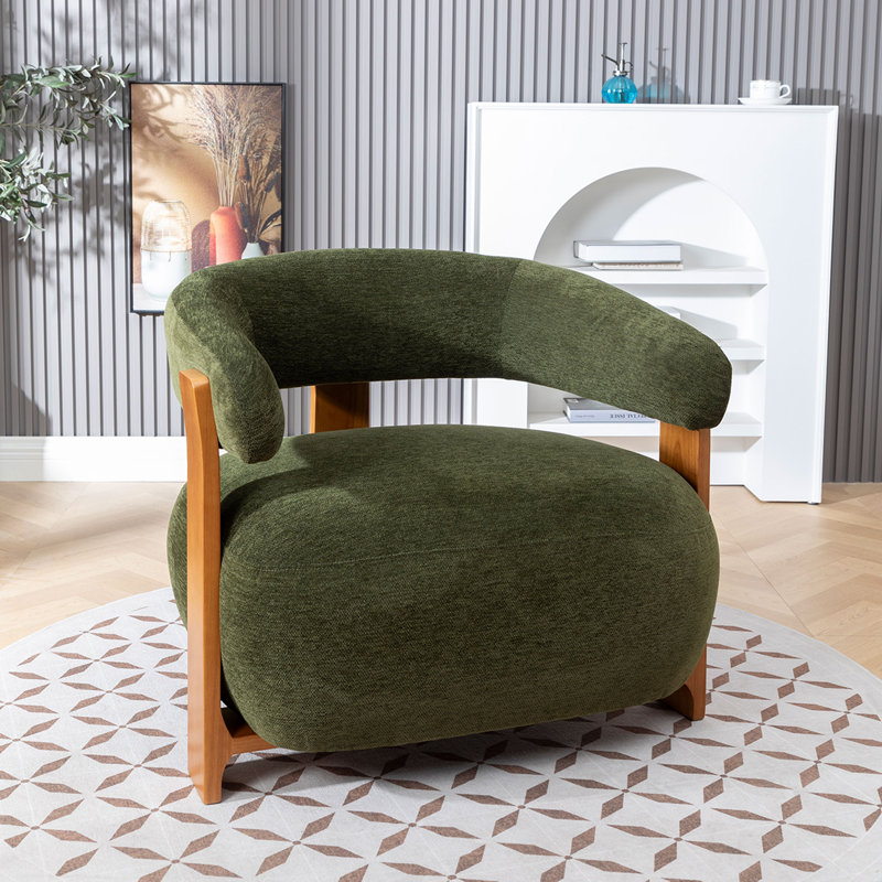 Chaise baquet Modern, Vert