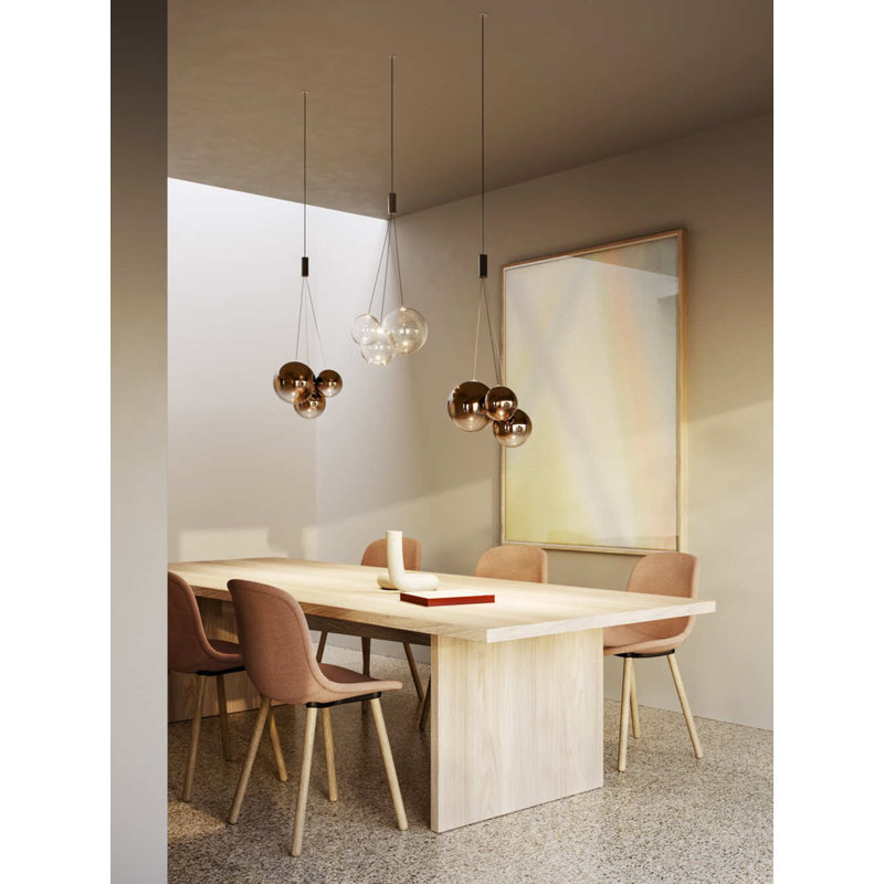 Lodes Suspension Lamp Low-V, Rose Gold
