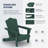 Teo Foldable Outdoor Adirondack Chair-1347678864