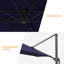 Parasol en porte-à-faux 10 pi Dobrosav-303107832