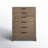 Kaziyah Solid Wood 42'' W 6 - Drawer Dresser