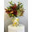 Fall Arrangement in Lemon Vase