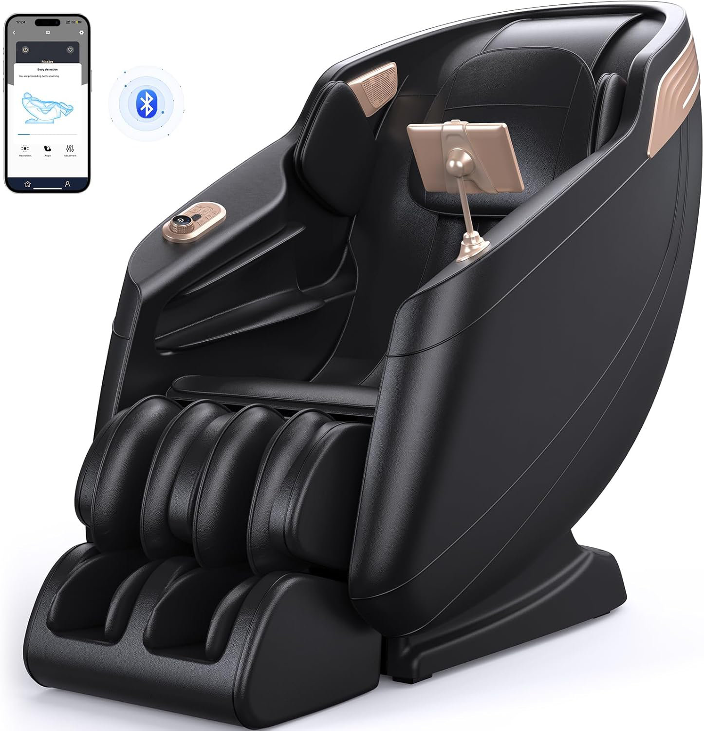 Inbox Zero 2025 Full Body 4D Massage Chair With Air Bags, Sl Track Zero Gravity, Heat Therapy ...
