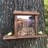 Carbonized Wood Squirrel Feeder With Longer Platform