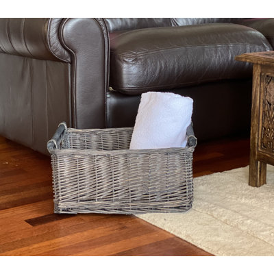 Three Posts Wicker Decorative Basket