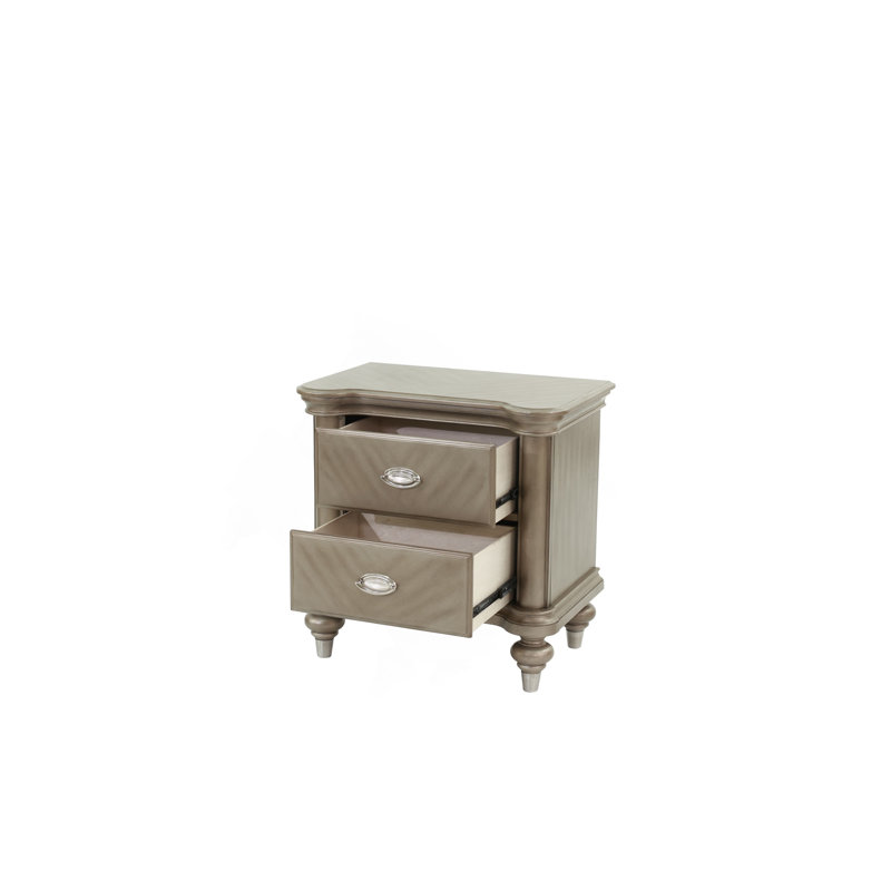 Table de chevet en champagne