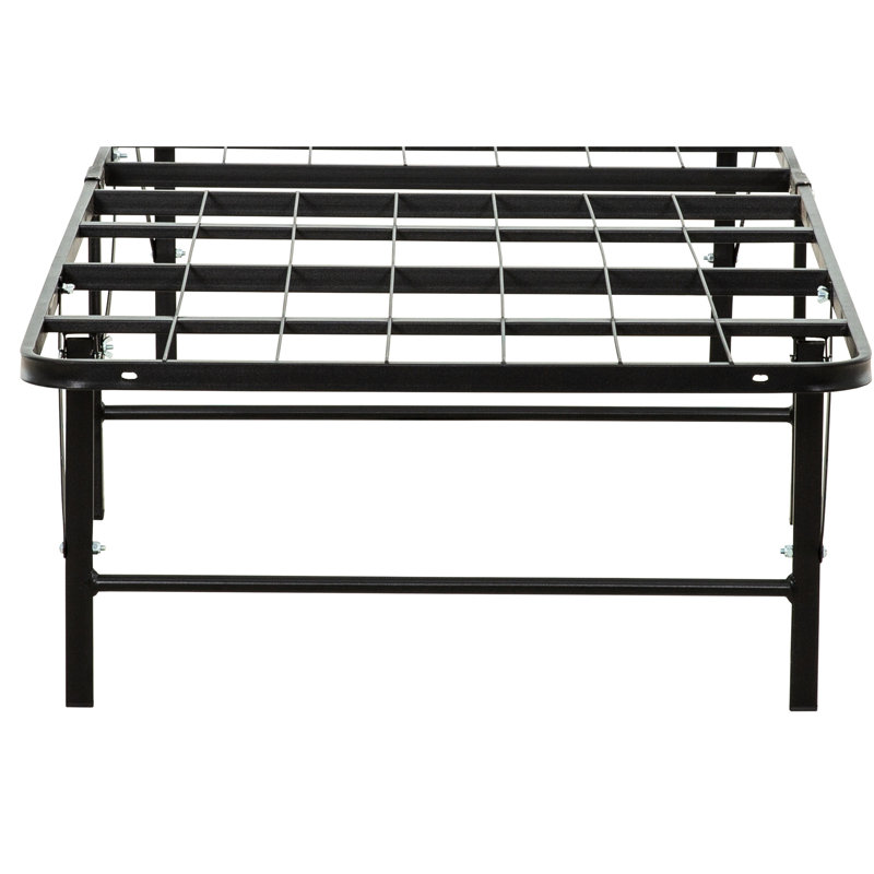 Twin Xl Size Metal Bed - Supports All Mattress Types, Build Bedroom Frame Easy To Assemble, Long-Lasting