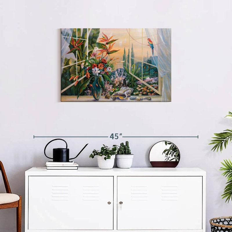 Lilie Window, 20" H x 30" W