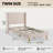 Janine Corduroy Upholstered Wingback Bed with Slat Kit and Solid and Manufactured Wood Frame-755779366-749801282