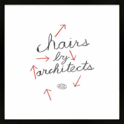 Alvord "Chairs by Architects" Print