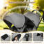 Double Stroller with Twin Seats, 5-Point Harness, Adjustable Canopies, Grey-125367285