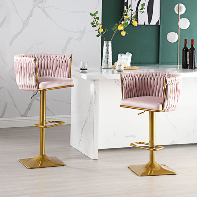 Tabouret de bar rotatif à hauteur ajustable Bengal
