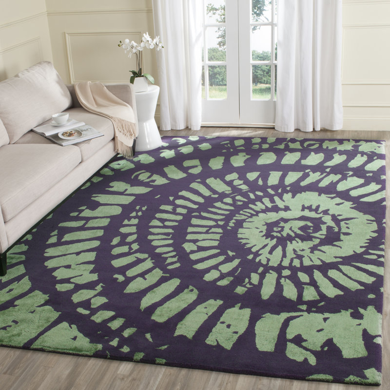 Laredo Hand Tufted Wool Abstract Rug, Rectangle 8' x 10'