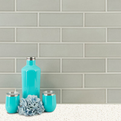 Subway 3 in. x 6 in. Glossy Ceramic Wall Tile