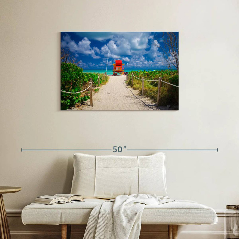 Gillard Miami Lifeguard Tower Path, 24" H x 36" W
