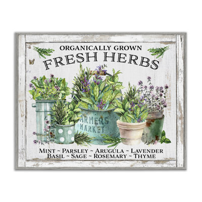 Art giclée aux herbes fraîches biologiques par Creatif Belle