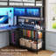Lit mezzanine avec bureau de jeu en L, huche et tiroirs de rangement et station de charge, cadre de lit mezzanine en métal avec lumières RVB-1773450406-1745964793