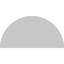Demi-cercle à fronton en PVC de qualité architecturale Sunburst-41861034